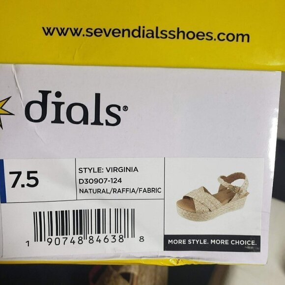 Seven Dials Womens Virginia Natural Open Toe Platform Espadrille Sandals Sz 7.5 - Picture 10 of 10